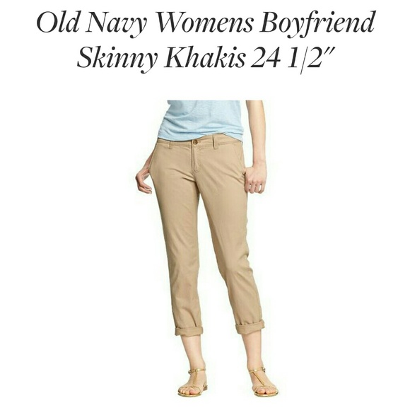 Khaki ankle pants