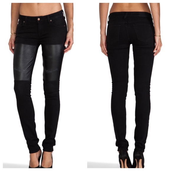 TEXTILE Elizabeth and James Denim - textile Elizabeth & James Jett leather patch Denim