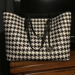 Houndstooth Jet Set Travel Michael Kors New