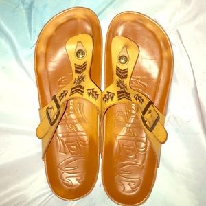 Birkenstock look alike sandals