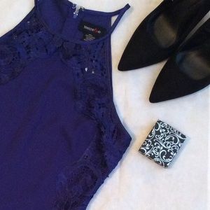 HP🆕💘SUPER💘 SASSY BLUE HALTER TOP DRESS !!!!