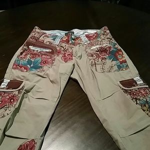 Custo Flower Cargo Pants