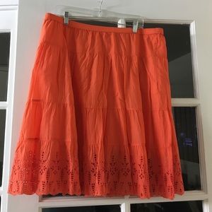 Orange skirt never worn
