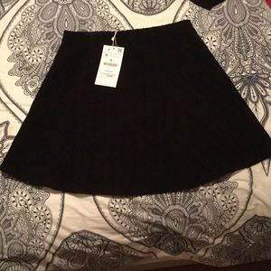 ZARA Black skater skirt!