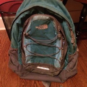Blue North face jester backpack