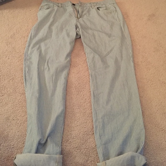 Striped jeans