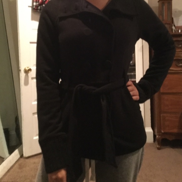 Black Armani exchange coat