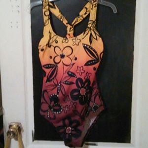 Longitude one piece swim suit