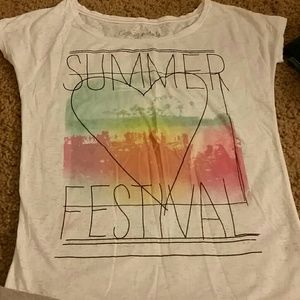 Summer festival short sleeve shirt