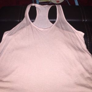 Oversized light pink tank from Pacsun