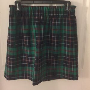 J. Crew Tartan Skirt