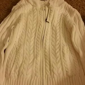 Zip-up sweater