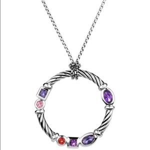 David Yurman Amethyst Confetti Pendant Necklace