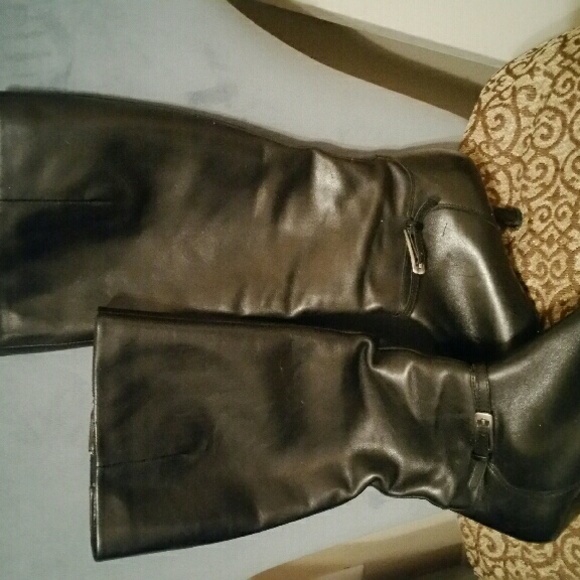 Leather knee length boots. Worn a few times. But - Picture 3 of 3