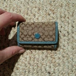 Coach travel contact case carrier