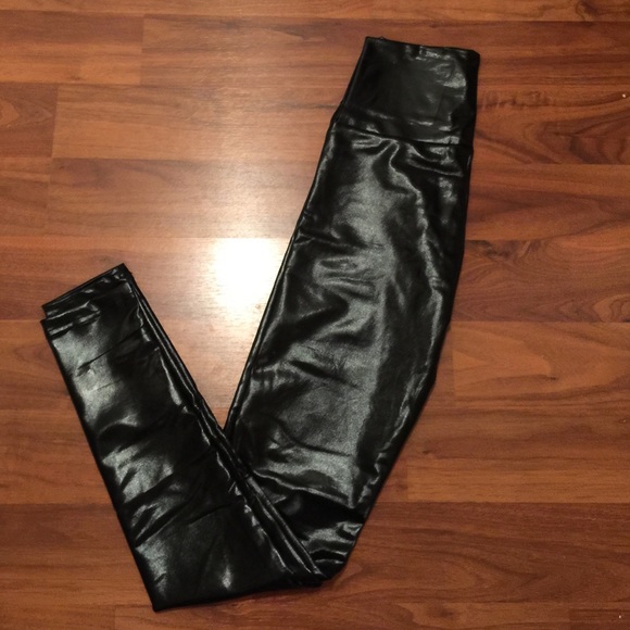 Leather skinnies