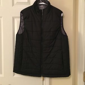 Mens black vest