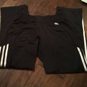 Worn Addias workout pants size small.