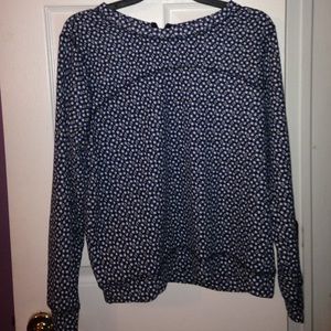Blue/White Patterned Sweater
