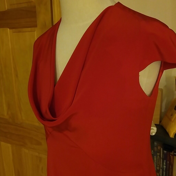 Beautiful Red Cocktail Dress Frascara - Picture 2 of 4