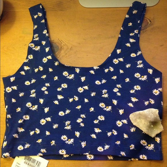 Daisy Crop Top NWT