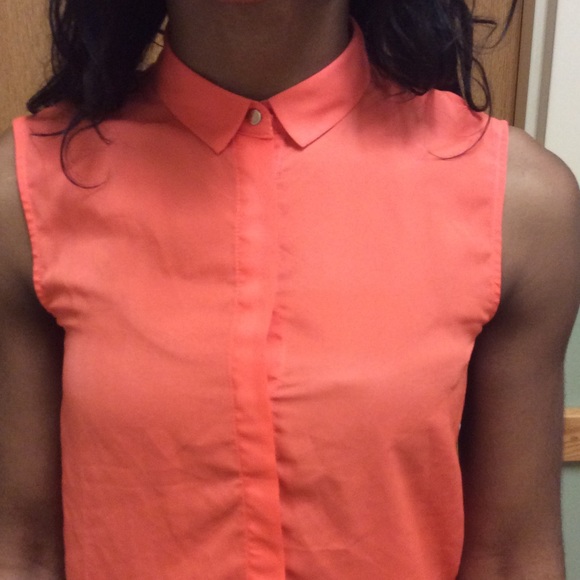 Mossimo orange dress top - Picture 2 of 3