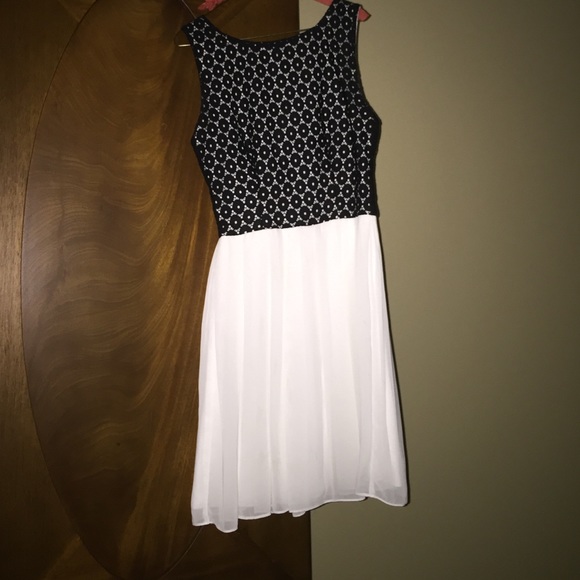 Lace and sheer dress !