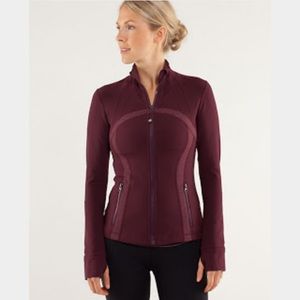 Lululemon Bordeaux Tonka Stripe Define Jacket