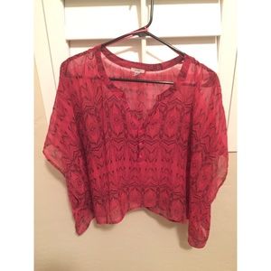 Pink Patterned Shirt