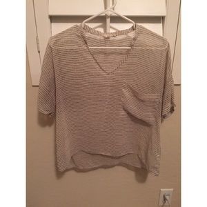 Black and White Stripped Shirt