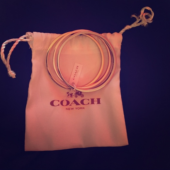 Coach bangle set