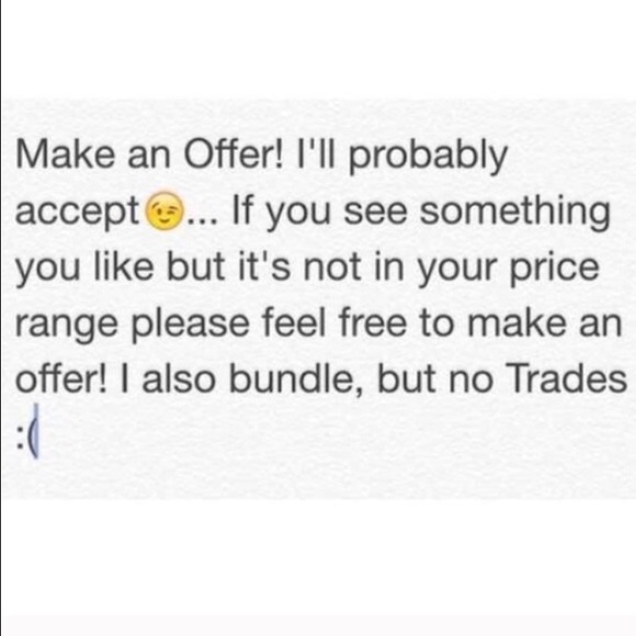 Make an offer!