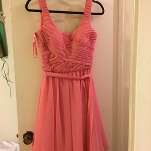 Salmon Bridesmaid Dress