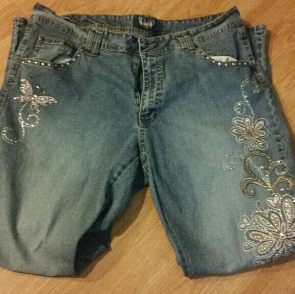 Cute bejeweled jeans