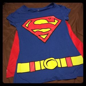 SUPERMAN tshirt with cape!