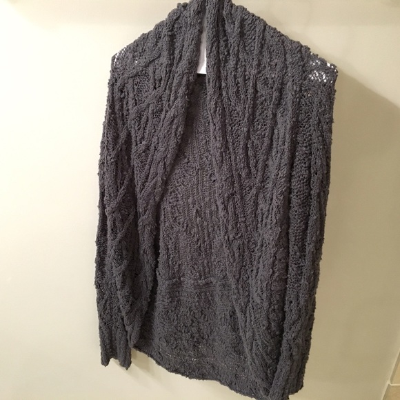 Anthropologie MOTH grey cocoon cardigan