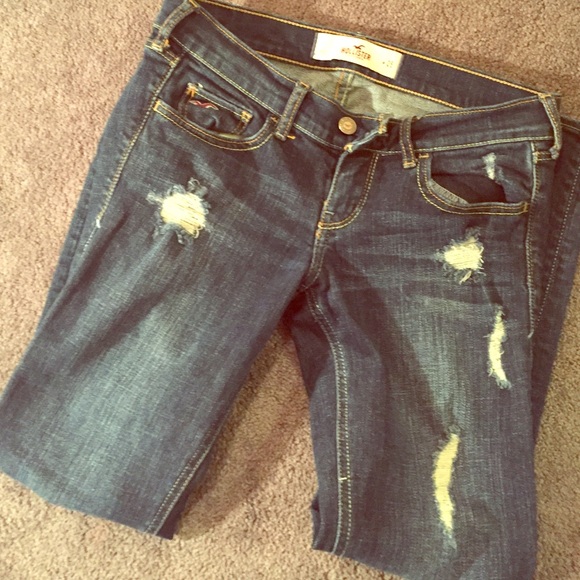 Hollister ripped jeans