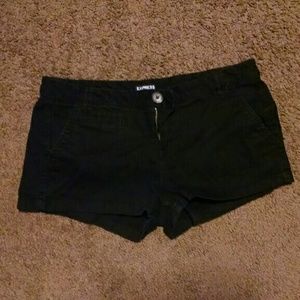 Express black shorts