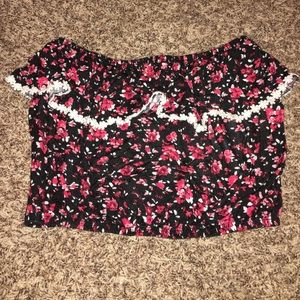 Floral crop top
