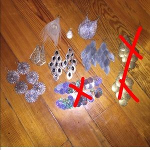 7 earrings on hold for @bayzbby