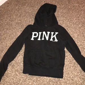 Black pullover hoodie