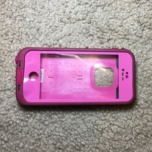 Pink Lifeproof iPhone 5s Case