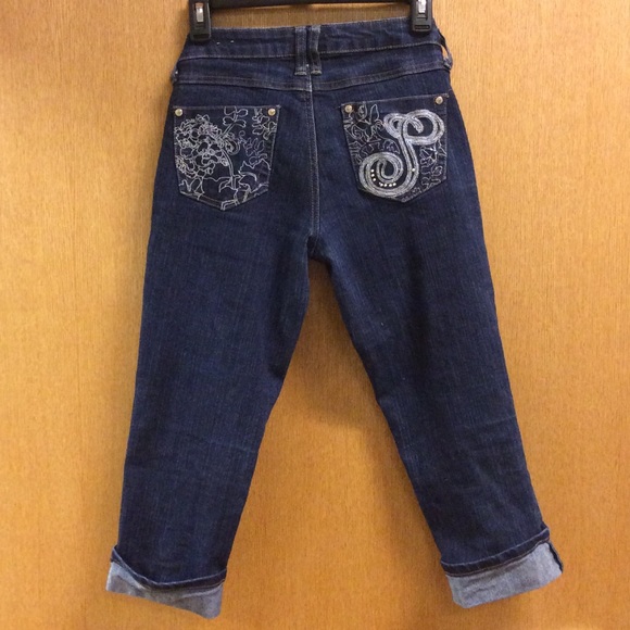 SOUTHPOLE capris dark jeans new never worn - Picture 2 of 2