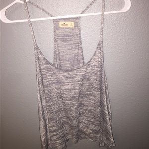 grey tank top