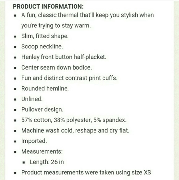 New Free People Newbie Ski Lodge Thermal Cuff M - Picture 3 of 3