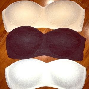 3 VS Pink BANDEAUS (PACKAGE DEAL)