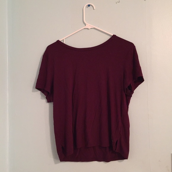 American Eagle Maroon Shirt