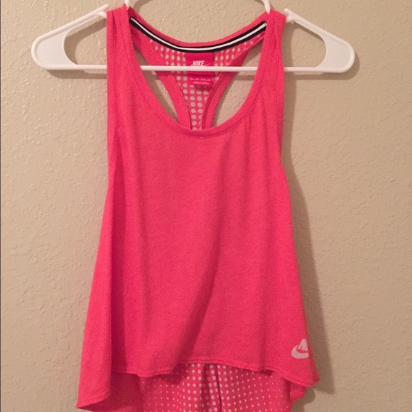 Pink Nike racer back