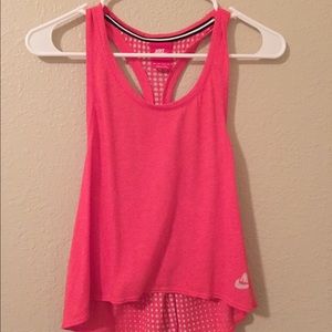 Pink Nike racer back
