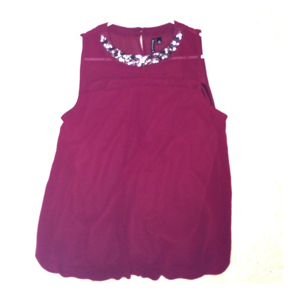 Maroon Evening Tank